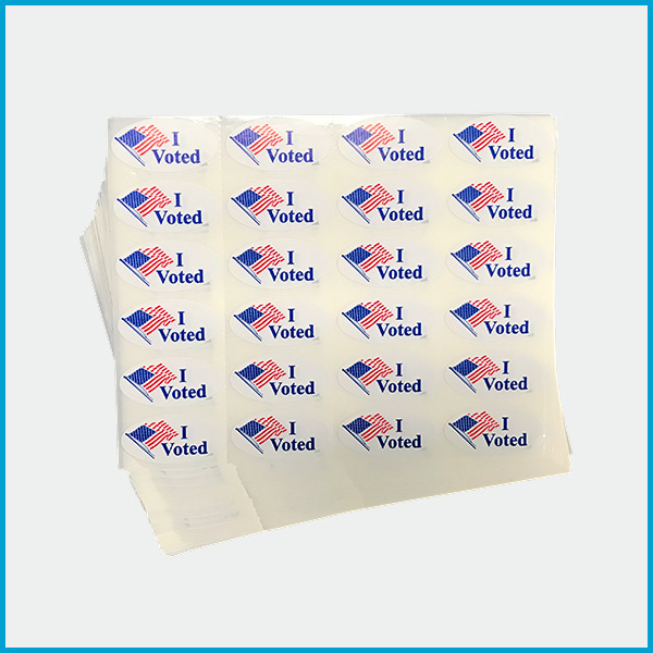 I Voted Stickers - Sheets