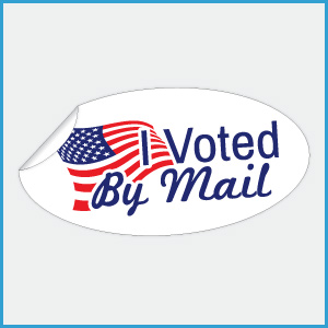 I Voted By Mail Stickers
