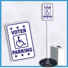 VOTER PARKING (HCP) Weightable Base Sign Sets