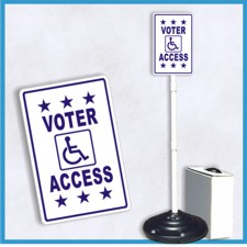 HCP VOTER ACCESS Weightable Base Sign Sets