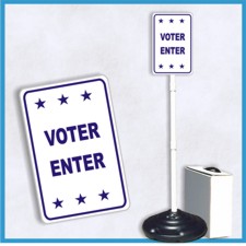 VOTER ENTER Weightable Base Sign Sets