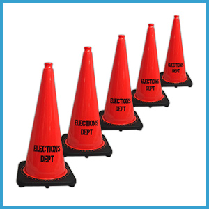 ELECTIONS DEPT Cones