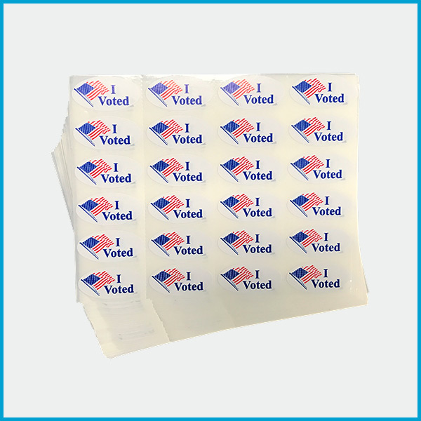 I Voted Stickers, Sheets, Classic Style