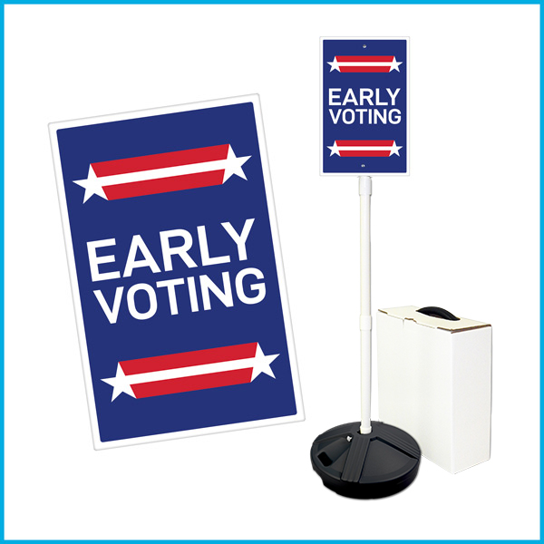 EARLY VOTING Weightable Base Sign Sets