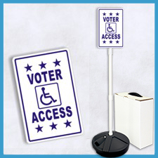 HCP VOTER ACCESS Weightable Base Sign Sets