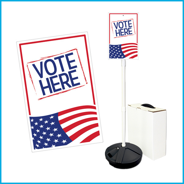 VOTE HERE Weightable Base Sign Sets