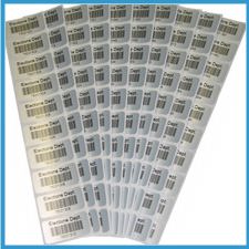 Barcode Equipment I.D. Labels