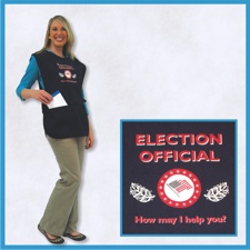 ELECTION OFFICIAL Side-Tie Aprons